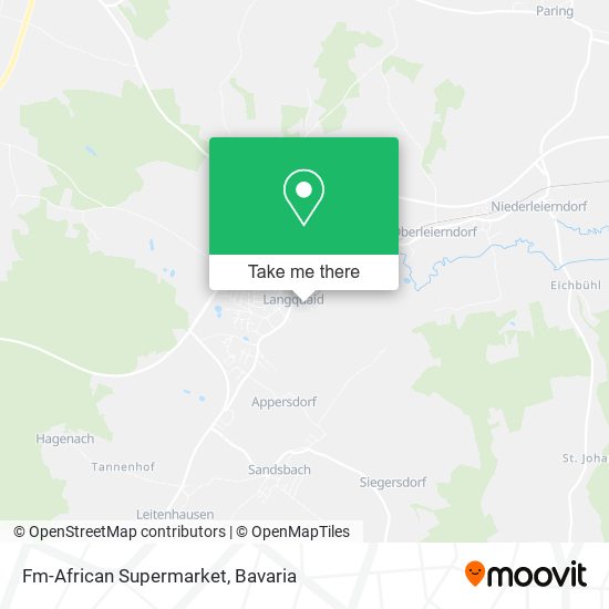 Fm-African Supermarket map
