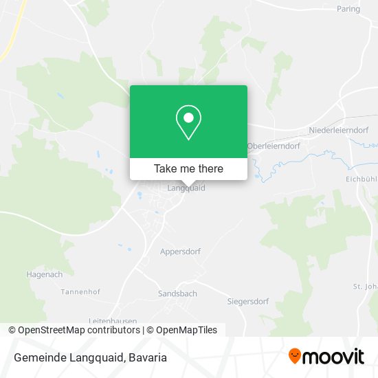 Gemeinde Langquaid map
