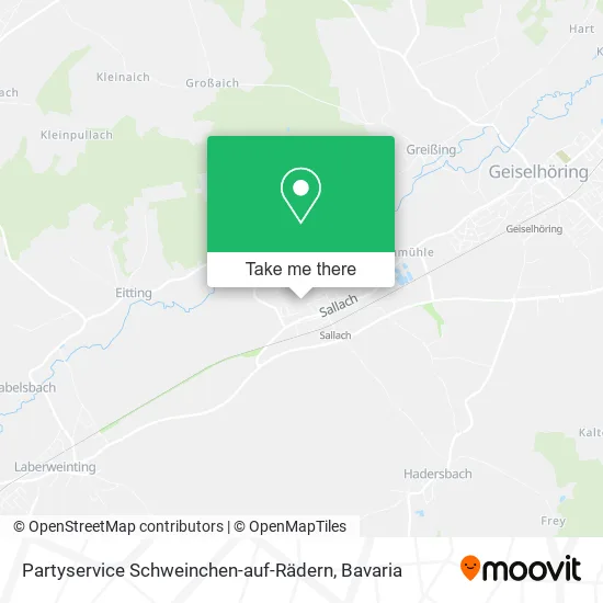 Карта Partyservice Schweinchen-auf-Rädern