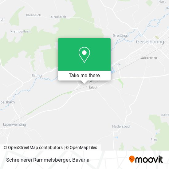 Schreinerei Rammelsberger map