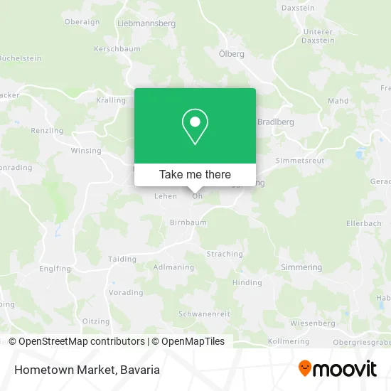 Hometown Market map