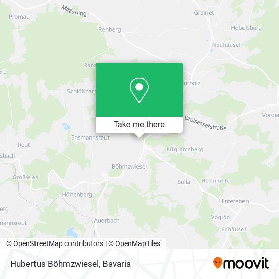 Hubertus Böhmzwiesel map