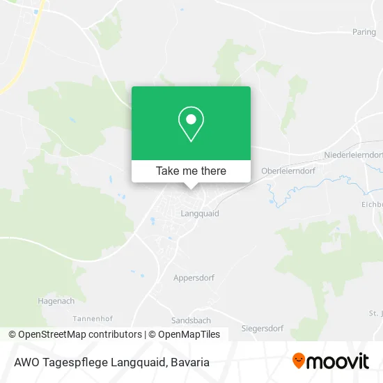 Карта AWO Tagespflege Langquaid