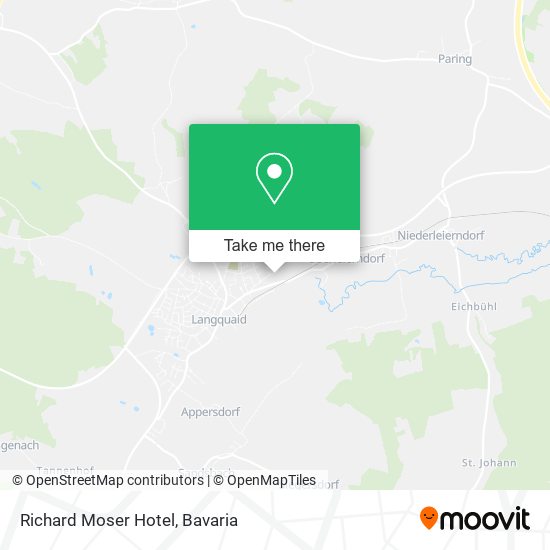 Richard Moser Hotel map