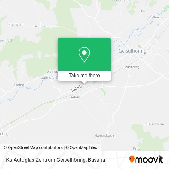 Ks Autoglas Zentrum Geiselhöring map