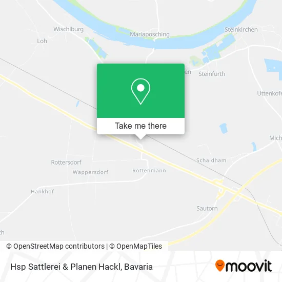 Карта Hsp Sattlerei & Planen Hackl
