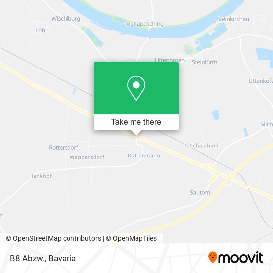 B8 Abzw. map