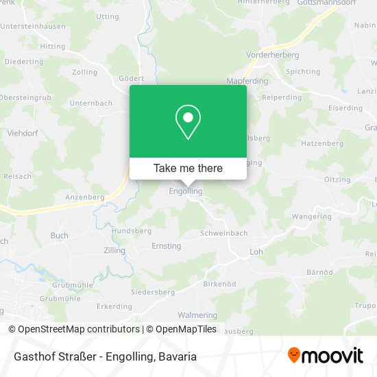 Gasthof Straßer - Engolling map