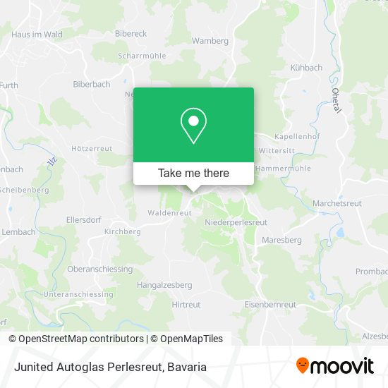 Junited Autoglas Perlesreut map