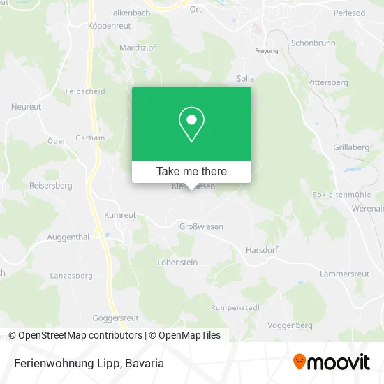 Ferienwohnung Lipp map