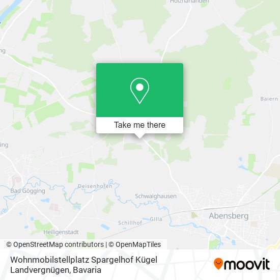 Карта Wohnmobilstellplatz Spargelhof Kügel Landvergnügen