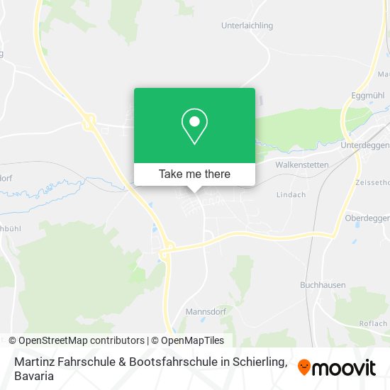 Martinz Fahrschule & Bootsfahrschule in Schierling map