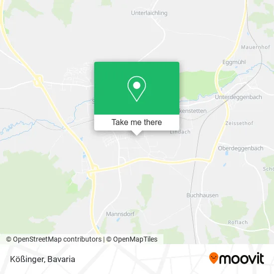 Карта Kößinger