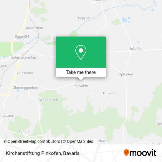 Kirchenstiftung Pinkofen map
