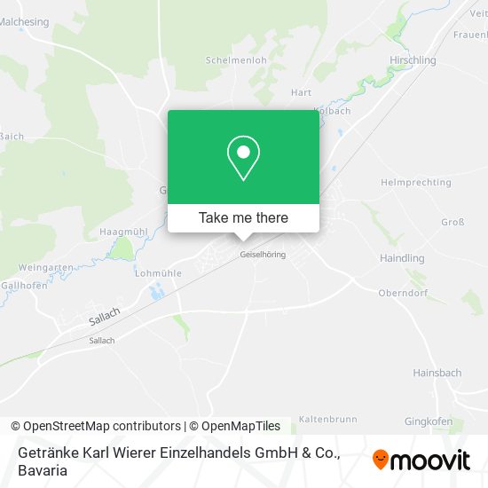 Getränke Karl Wierer Einzelhandels GmbH & Co. map