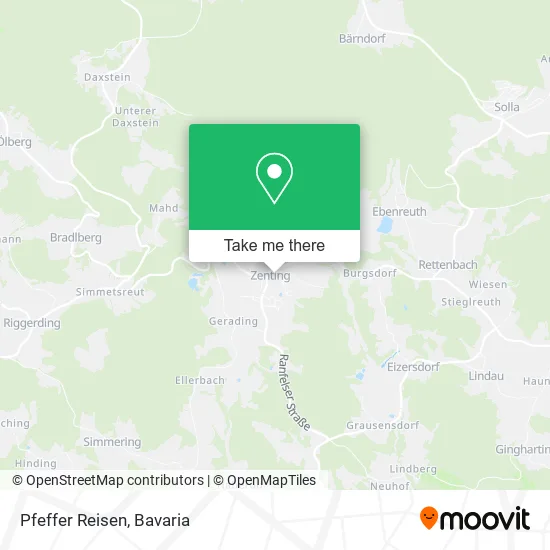 Карта Pfeffer Reisen