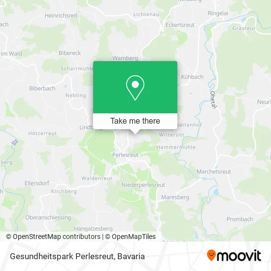 Карта Gesundheitspark Perlesreut