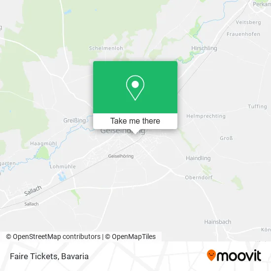 Карта Faire Tickets