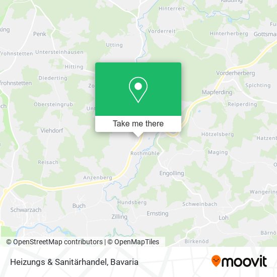 Heizungs & Sanitärhandel map