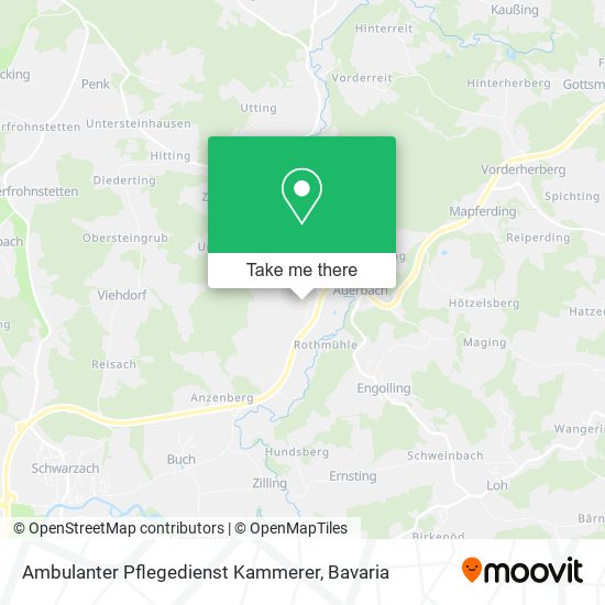 Ambulanter Pflegedienst Kammerer map