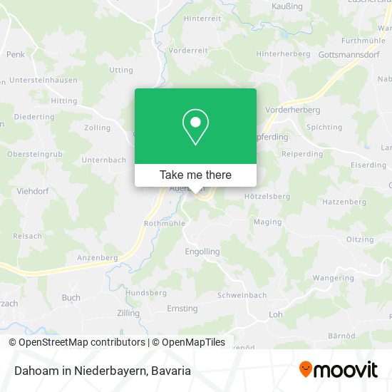 Dahoam in Niederbayern map