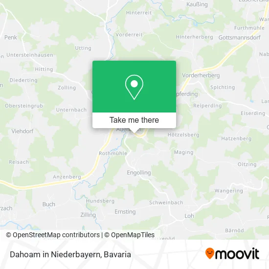 Карта Dahoam in Niederbayern