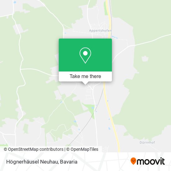 Högnerhäusel Neuhau map