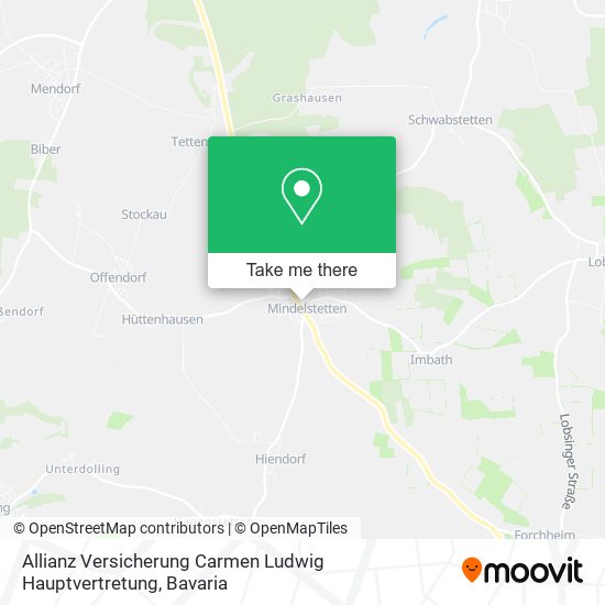 Allianz Versicherung Carmen Ludwig Hauptvertretung map