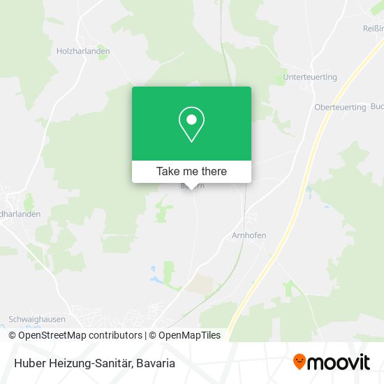 Huber Heizung-Sanitär map