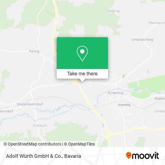 Adolf Würth GmbH & Co. map