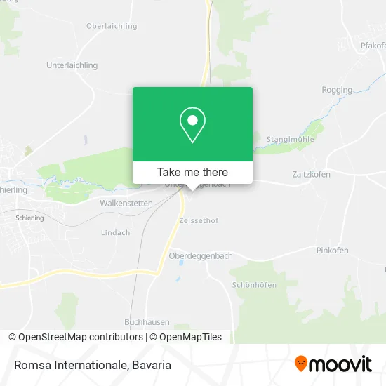 Карта Romsa Internationale