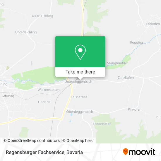 Карта Regensburger Fachservice