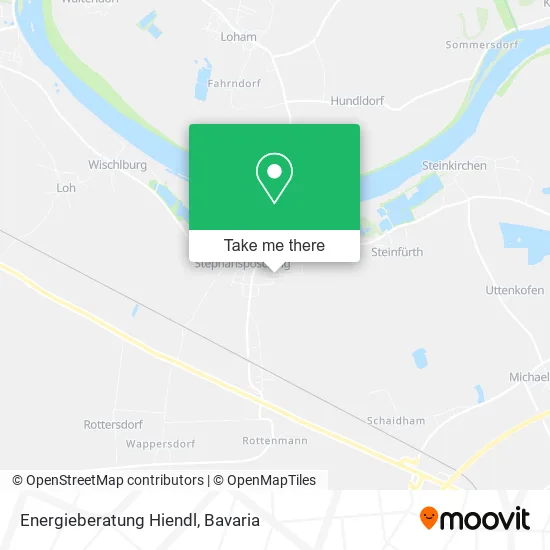 Карта Energieberatung Hiendl