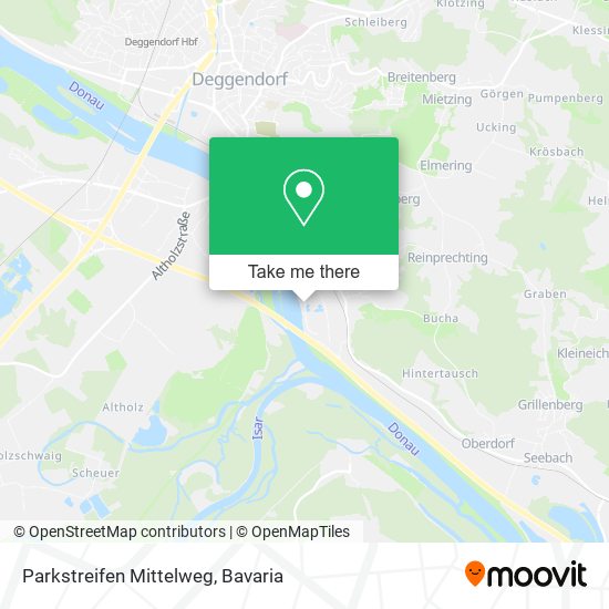 Parkstreifen Mittelweg map