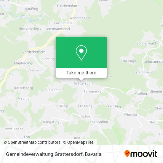 Gemeindeverwaltung Grattersdorf map