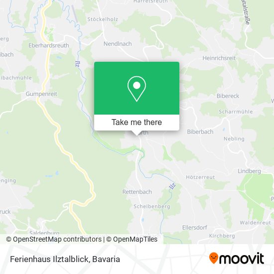 Ferienhaus Ilztalblick map