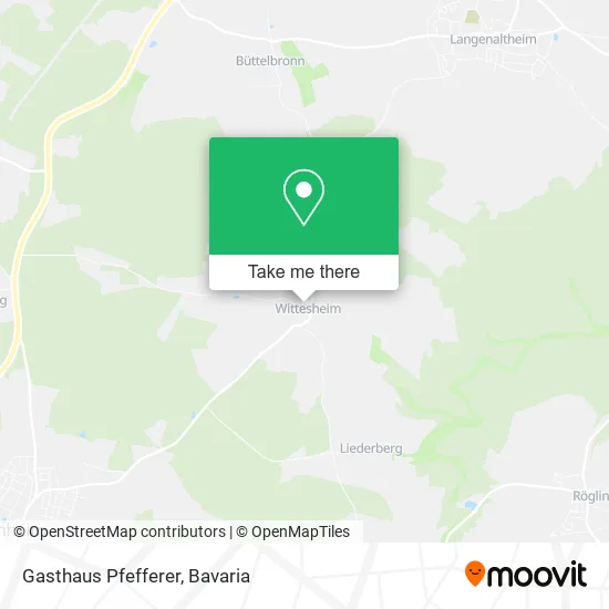 Карта Gasthaus Pfefferer