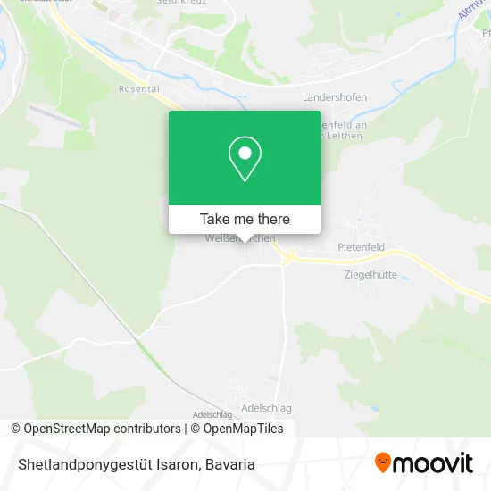 Карта Shetlandponygestüt Isaron