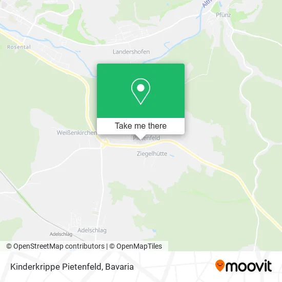 Карта Kinderkrippe Pietenfeld