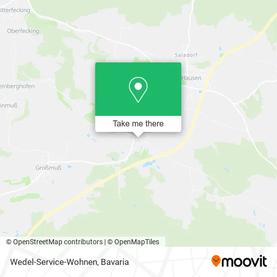 Карта Wedel-Service-Wohnen