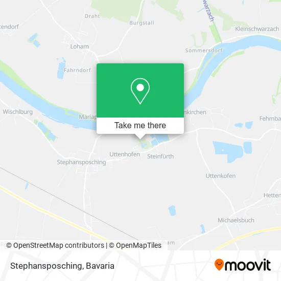 Карта Stephansposching