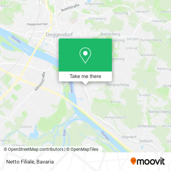 Карта Netto Filiale