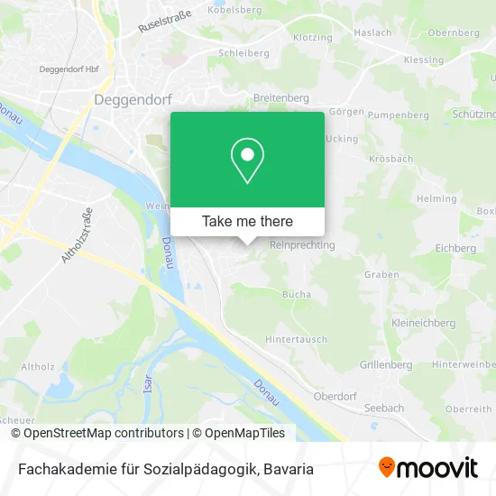 Карта Fachakademie für Sozialpädagogik