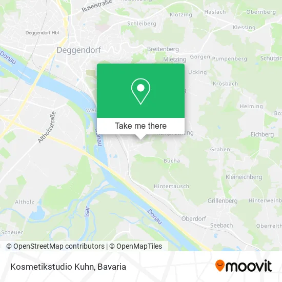 Карта Kosmetikstudio Kuhn