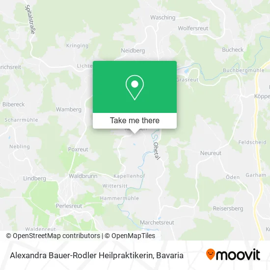 Карта Alexandra Bauer-Rodler Heilpraktikerin