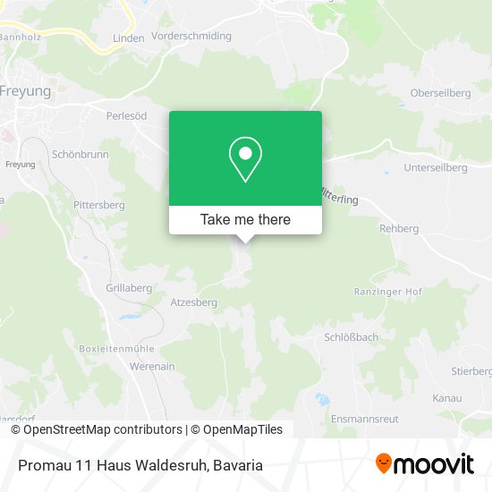 Promau 11 Haus Waldesruh map