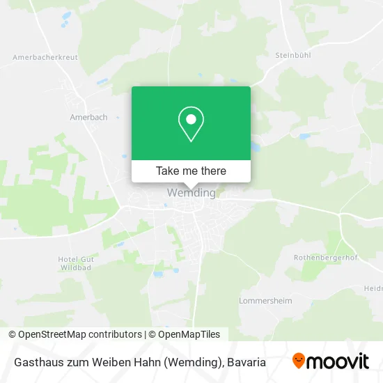 Gasthaus zum Weiben Hahn (Wemding) map