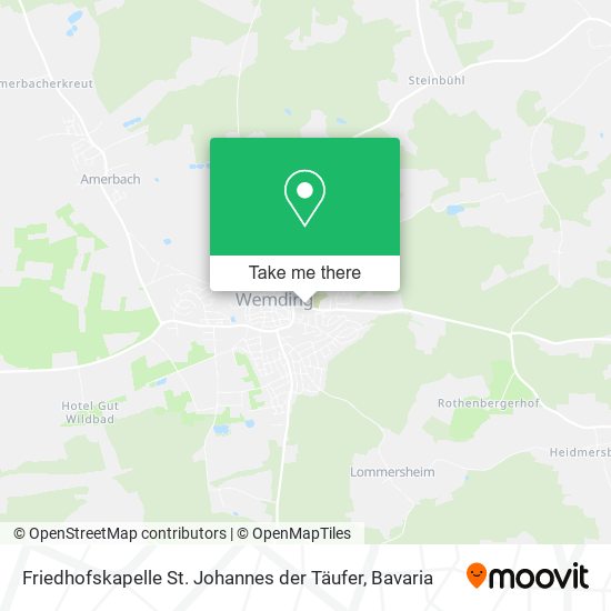 Friedhofskapelle St. Johannes der Täufer map