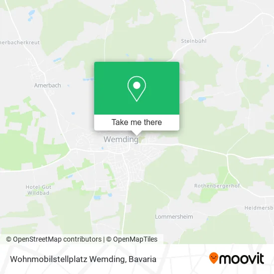 Карта Wohnmobilstellplatz Wemding