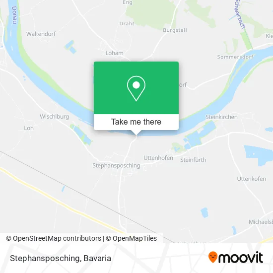 Карта Stephansposching